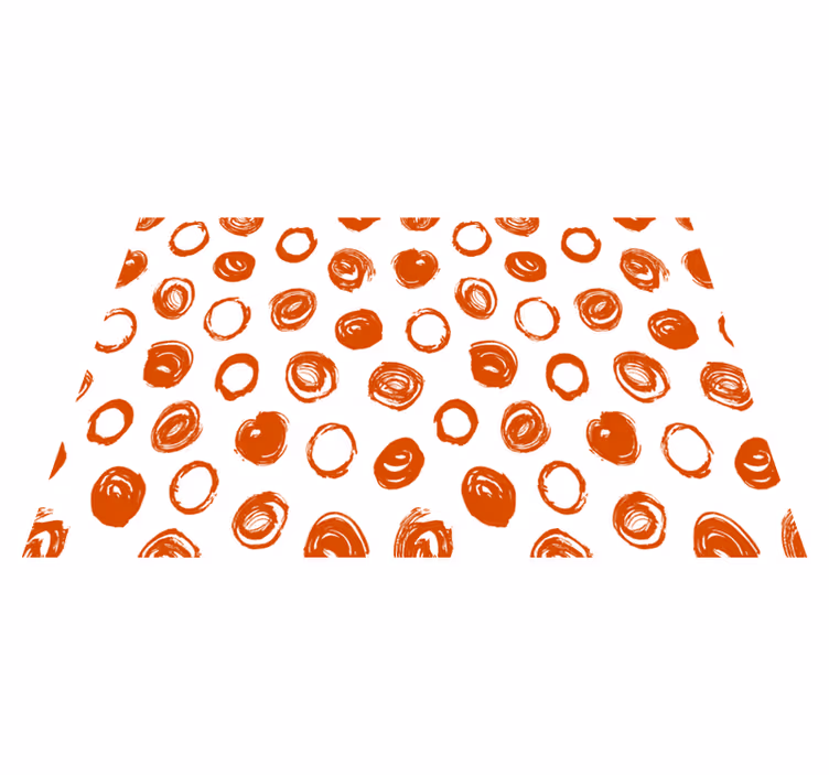 Individuais de mesa de texturas padrão de pincel circular - TenStickers