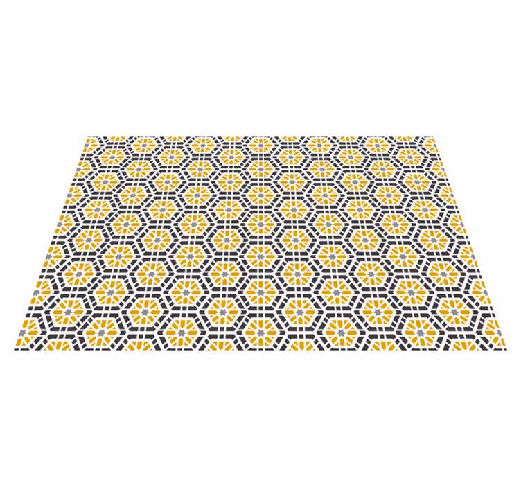 Individuais de mesa de texturas com design geométrico - TenStickers