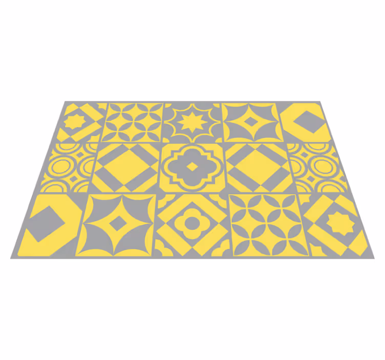 Individuais de mesa de texturas com motivos geométricos - TenStickers