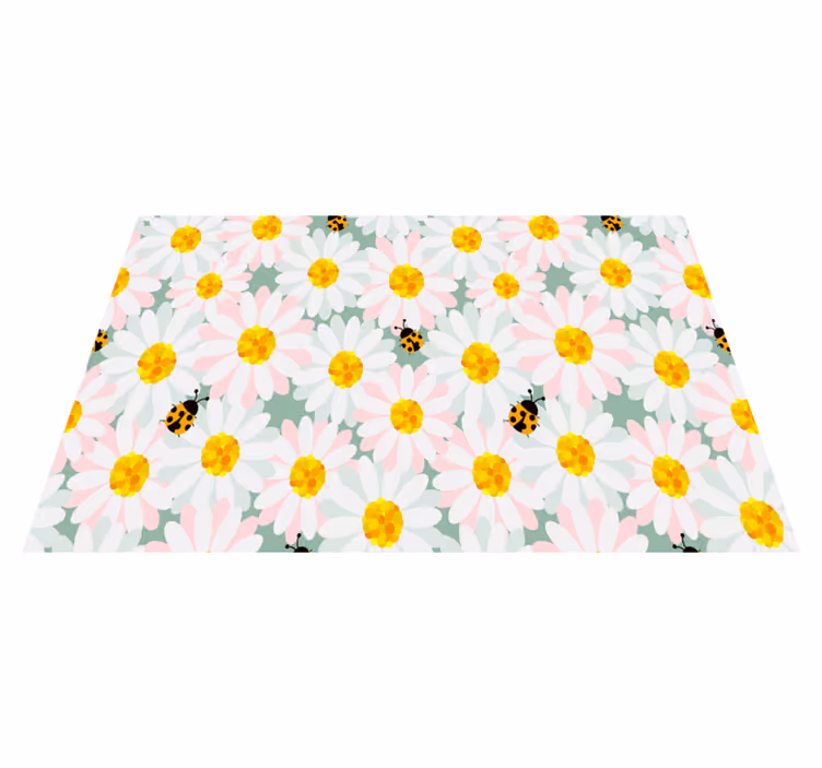 Individuais de mesa originais com padrões florais vibrantes - TenStickers