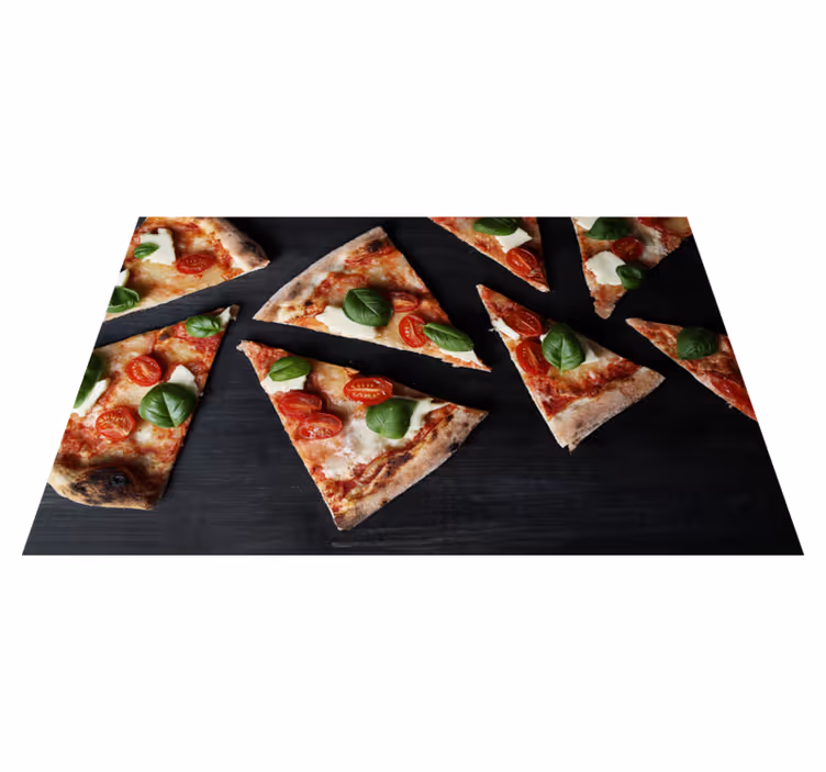 Individuais de mesa para restaurantes Fatias de pizza - TenStickers