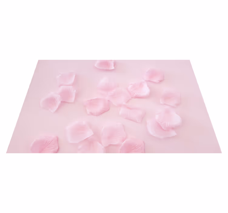 Individuais de mesa de texturas arranjo de pétalas delicadas - TenStickers
