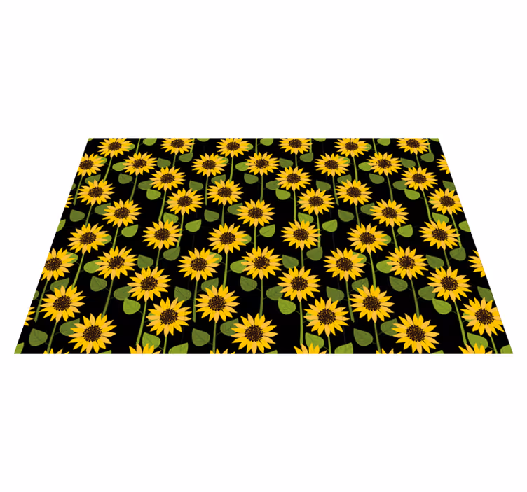 Individuais de mesa originais com superfície de girassóis - TenStickers