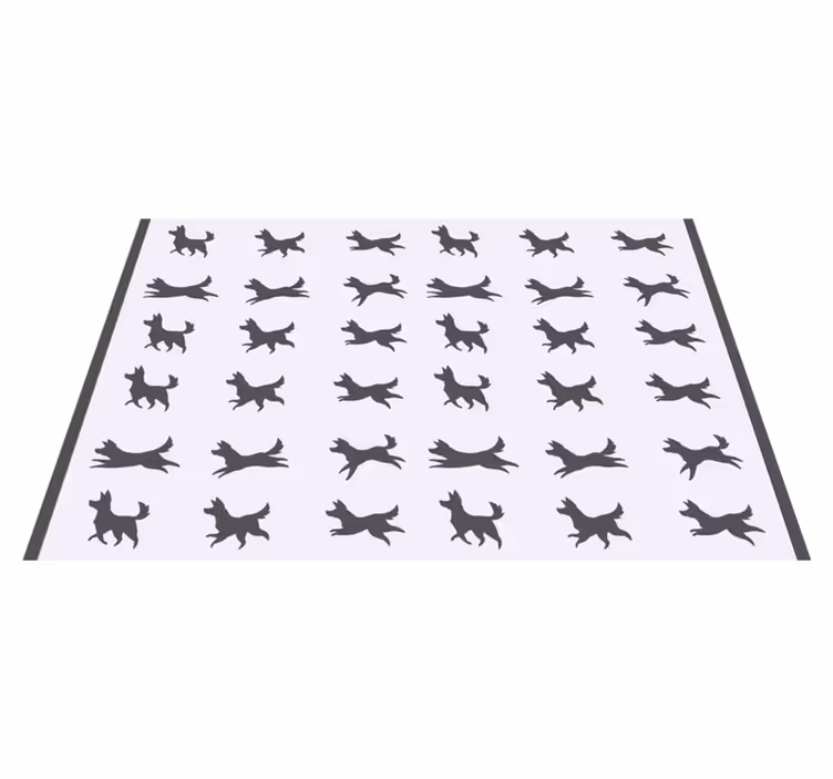 Individuais de mesa originais estampa canina elegante - TenStickers