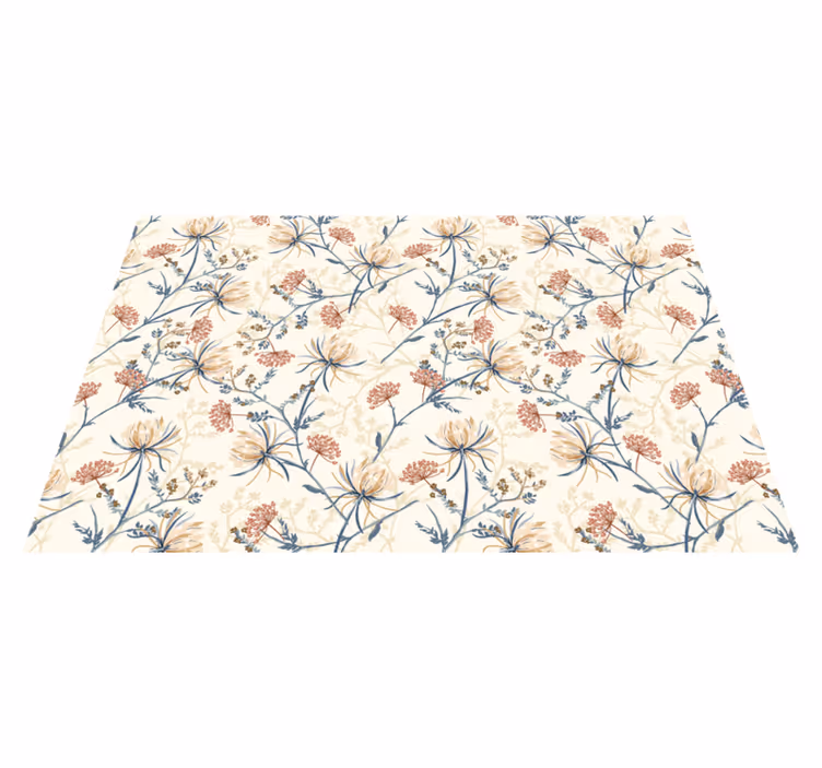 Individuais de mesa originais com motivo floral - TenStickers