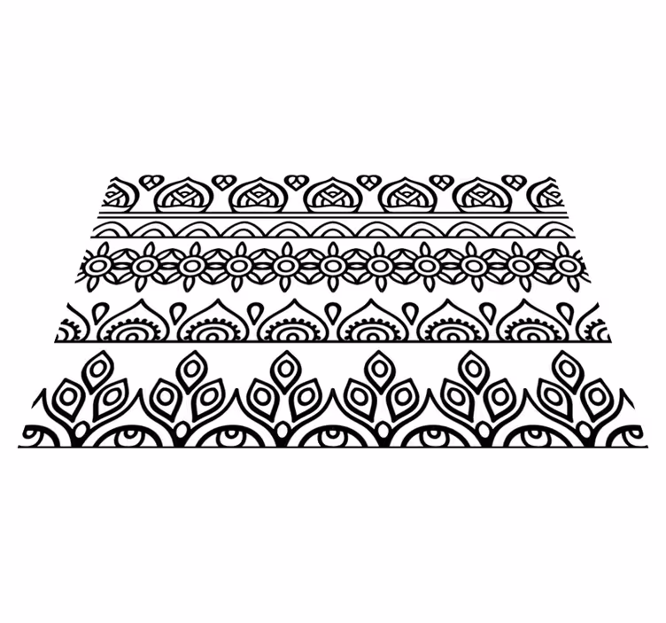 Individuais de mesa de texturas com estampa botânica - TenStickers