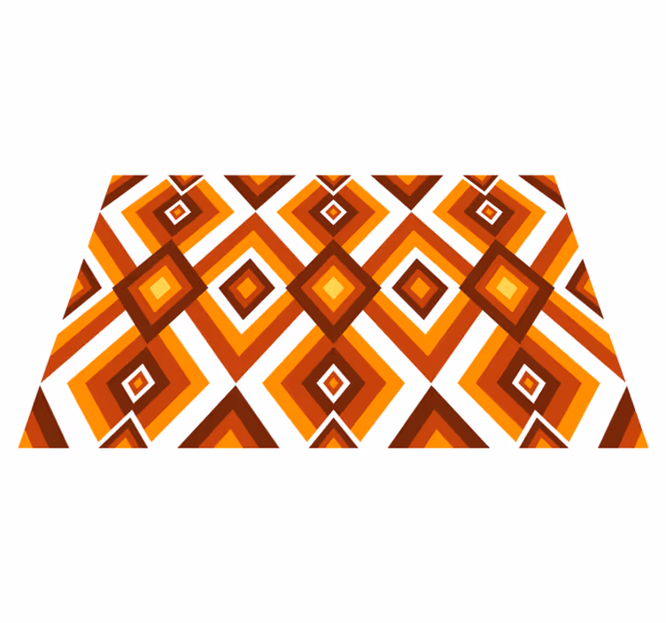 Individuais de mesa originais padrão diamante geométrico - TenStickers