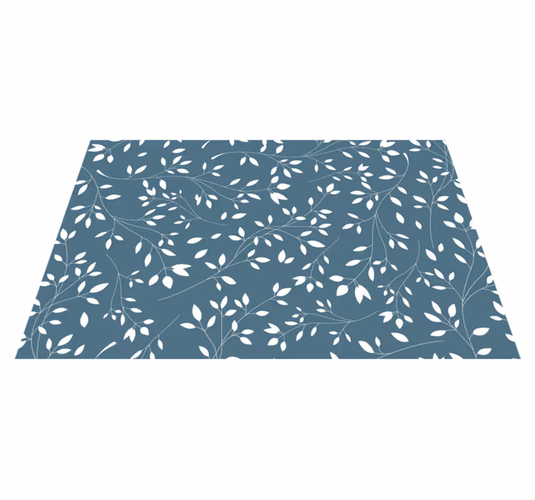 Individuais de mesa originais Folhas brancas - TenStickers