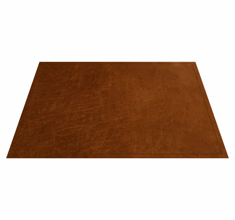 Individuais de mesa de texturas Efeito de couro marrom - TenStickers