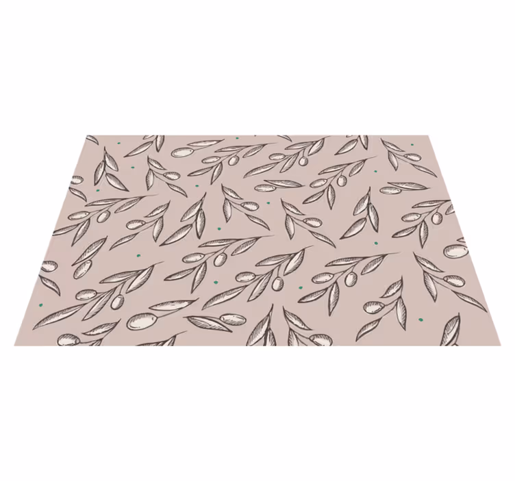 Individuais de mesa de texturas conceito folha elegante - TenStickers