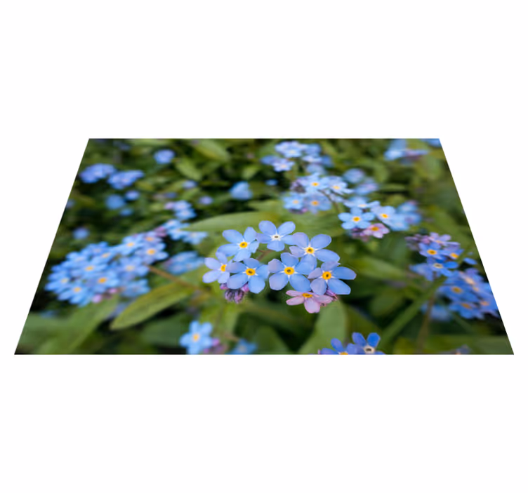 Individuais de mesa originais arranjo floral delicado - TenStickers