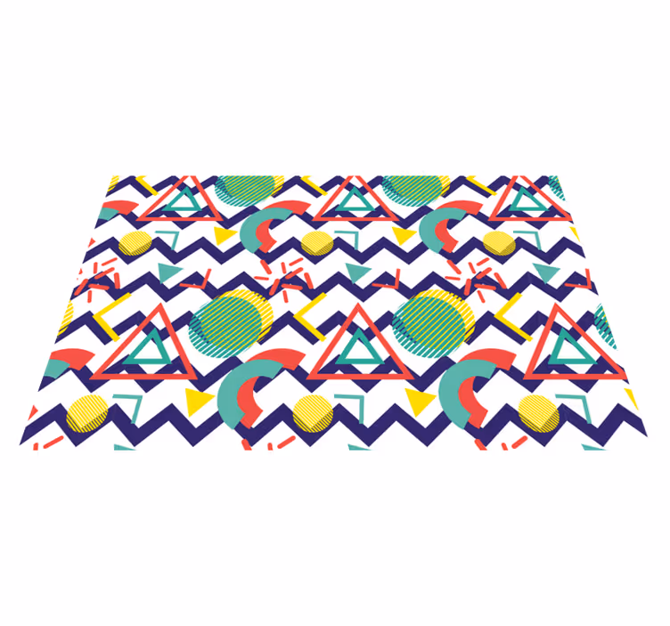 Individuais de mesa modernos design de padrões geométricos - TenStickers