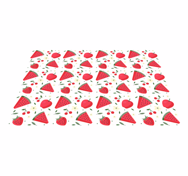 Individuais de mesa infantis com estampa de fatias de fruta - TenStickers