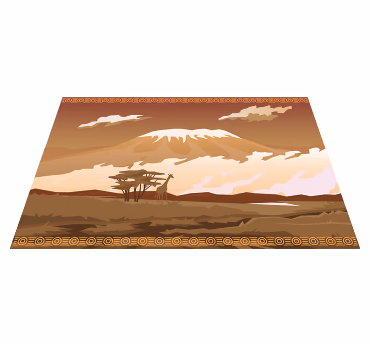 Individuais de mesa originais cena majestosa da montanha - TenStickers