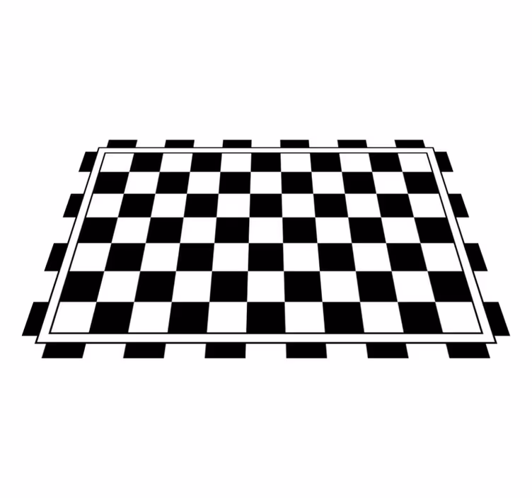 Individuais de mesa modernos com base xadrez - TenStickers