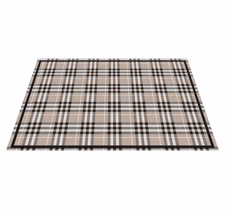 Individuais de mesa de texturas padrão xadrez clássico - TenStickers
