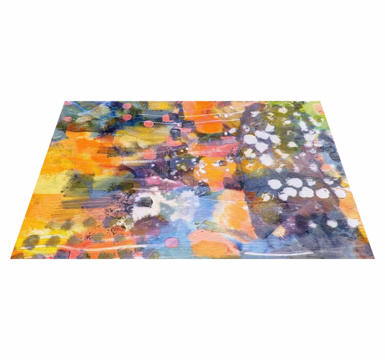 Individuais de mesa de texturas explosão de cores vibrantes - TenStickers