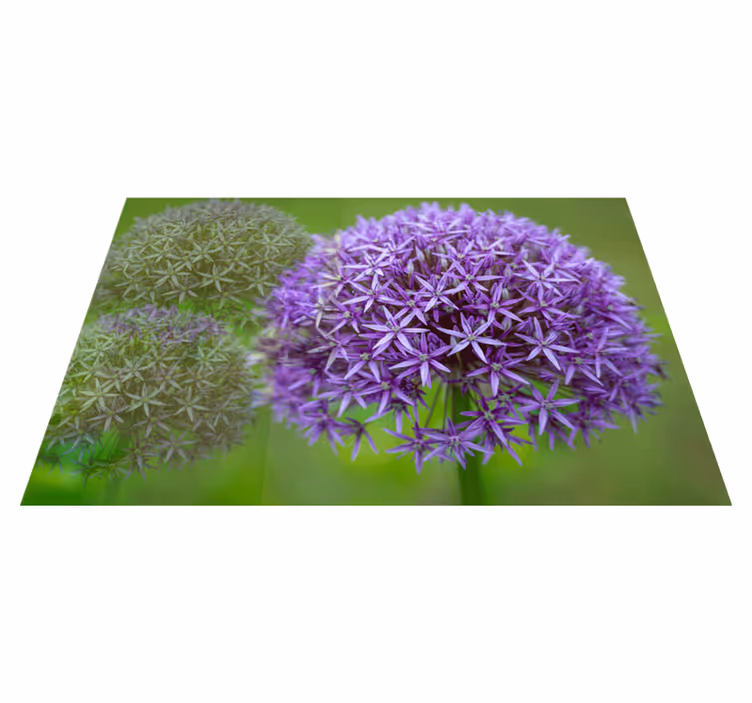 Individuais de mesa de texturas flores roxas vibrantes - TenStickers