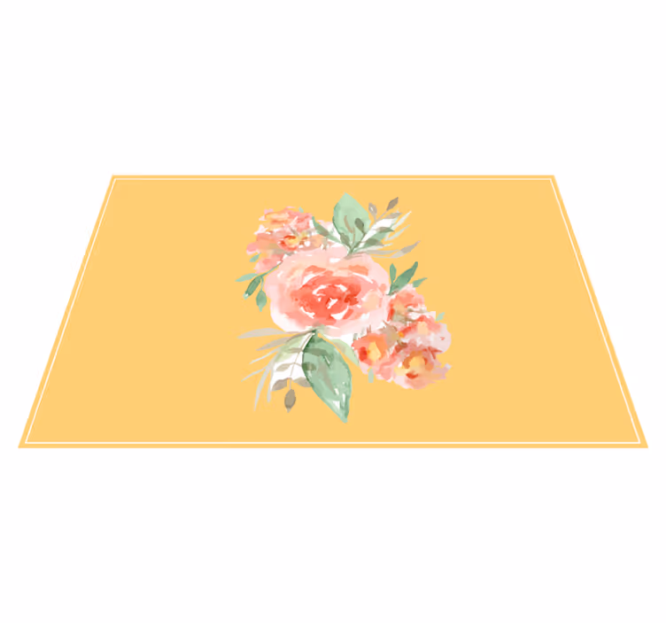 Individuais de mesa originais com estampa floral - TenStickers