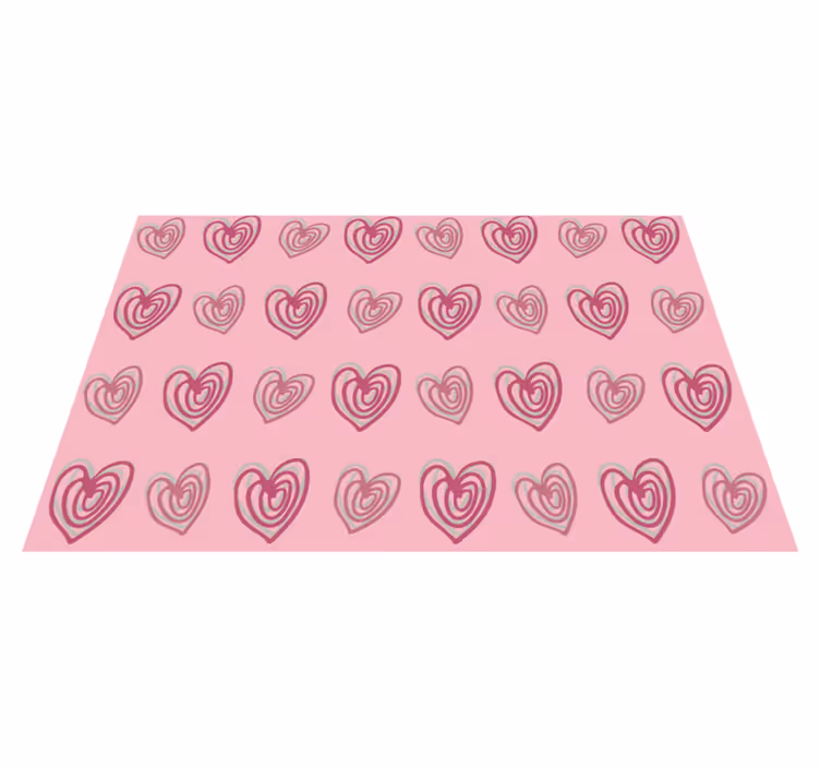 Individuais de mesa originais com superfície em coração - TenStickers
