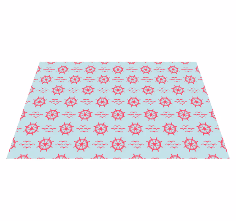 Individuais de mesa originais roda de timão náutico - TenStickers