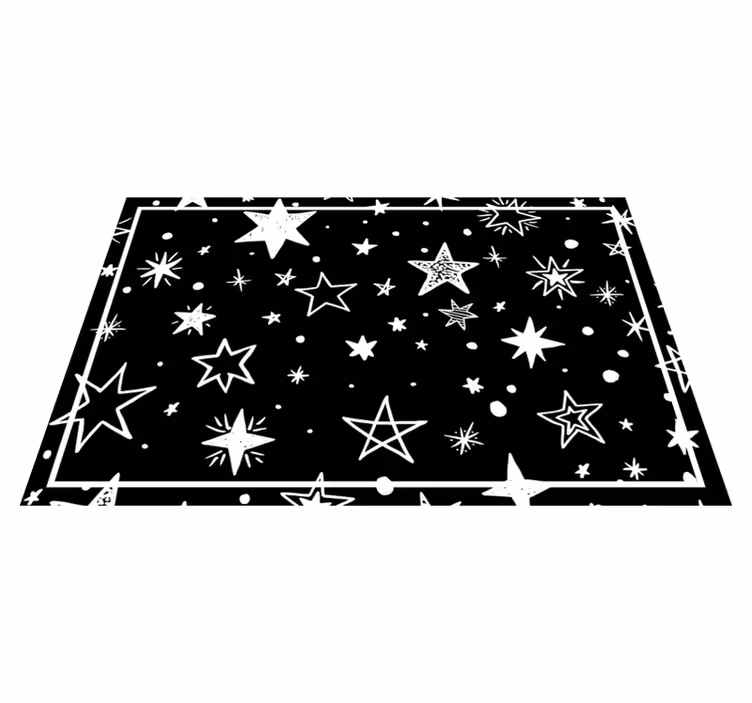 Individuais de mesa infantis padrão noite estrelada - TenStickers