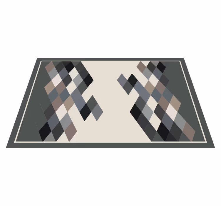 Individuais de mesa modernos superfície de padrão geométrico - TenStickers
