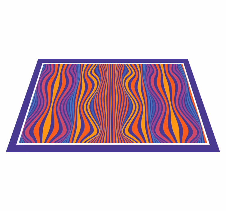 Individuais de mesa de texturas com padrões de linhas curvas - TenStickers