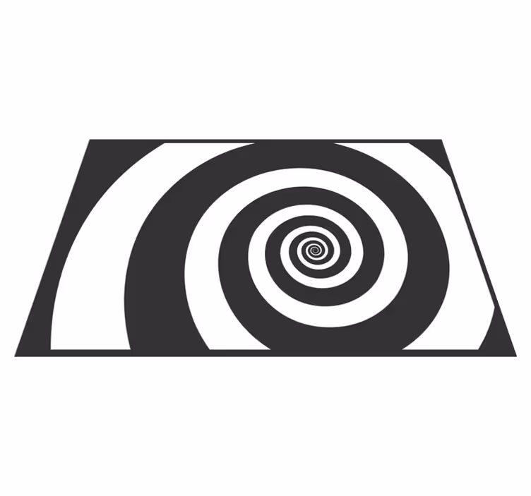 Individuais de mesa de texturas efeito óptico espiral - TenStickers