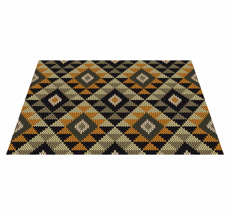 Individuais de mesa de texturas com motivo geométrico chic - TenStickers