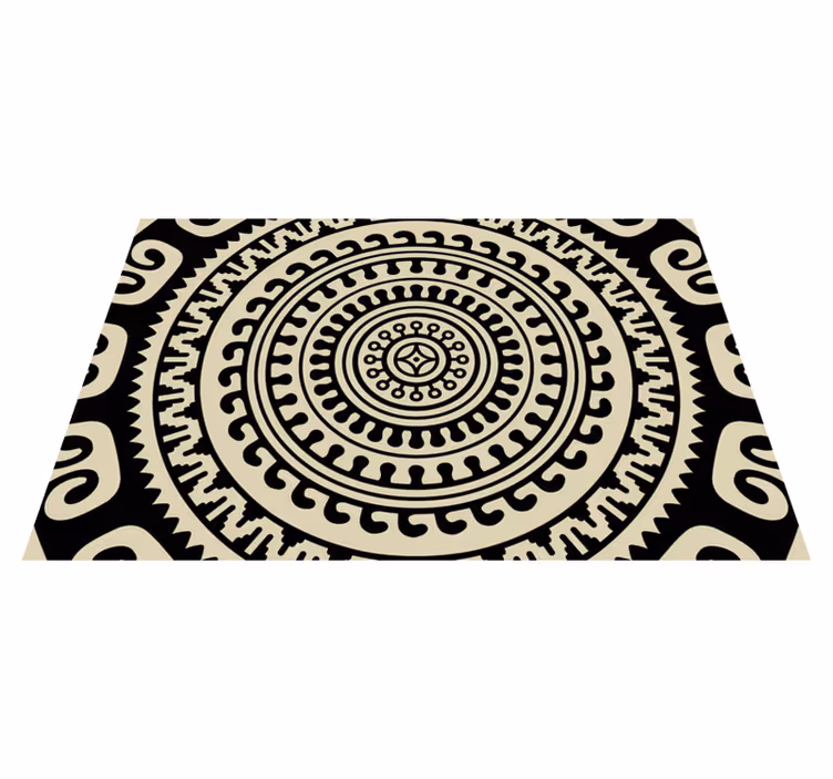 Individuais de mesa de texturas em formas circulares - TenStickers