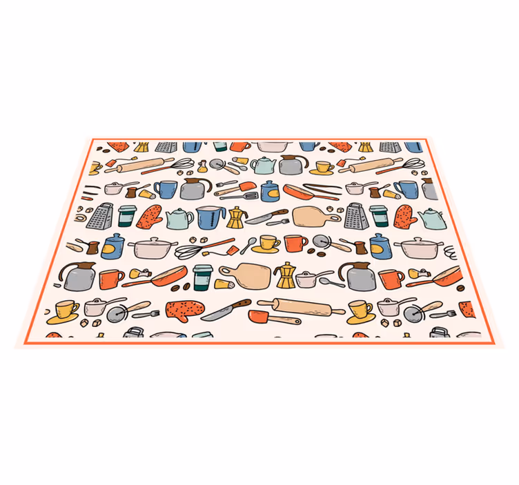 Individuais de mesa originais para utensílios de cozinha - TenStickers