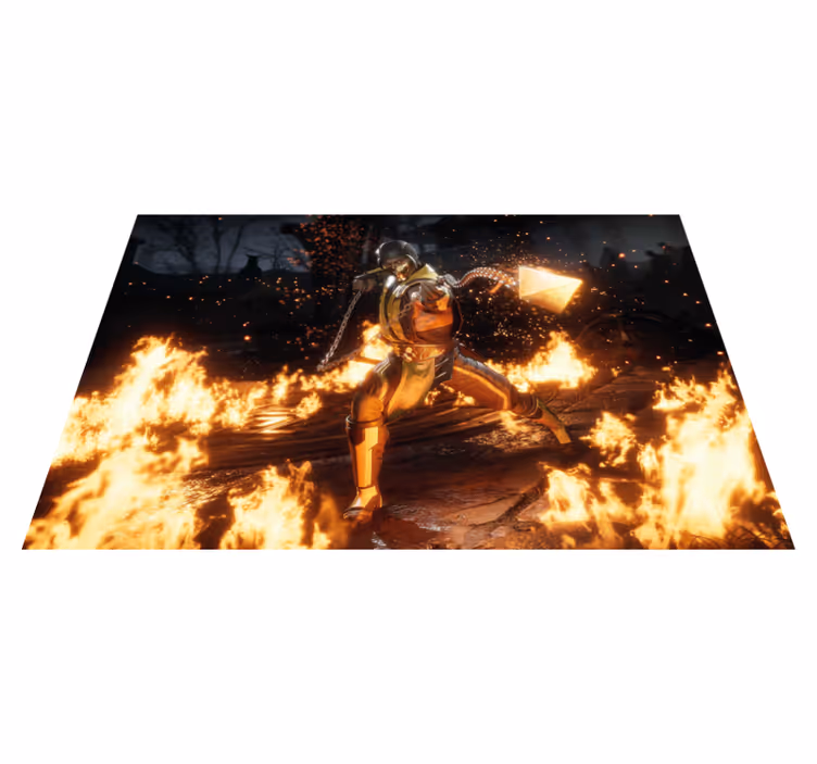 Individuais de mesa originais ação de personagens intensos - TenStickers