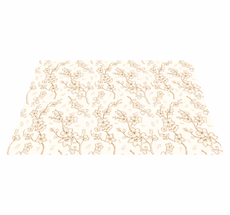 Individuais de mesa de texturas sofisticação floral - TenStickers