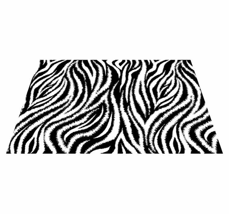 Individuais de mesa de texturas com estampa de zebra - TenStickers