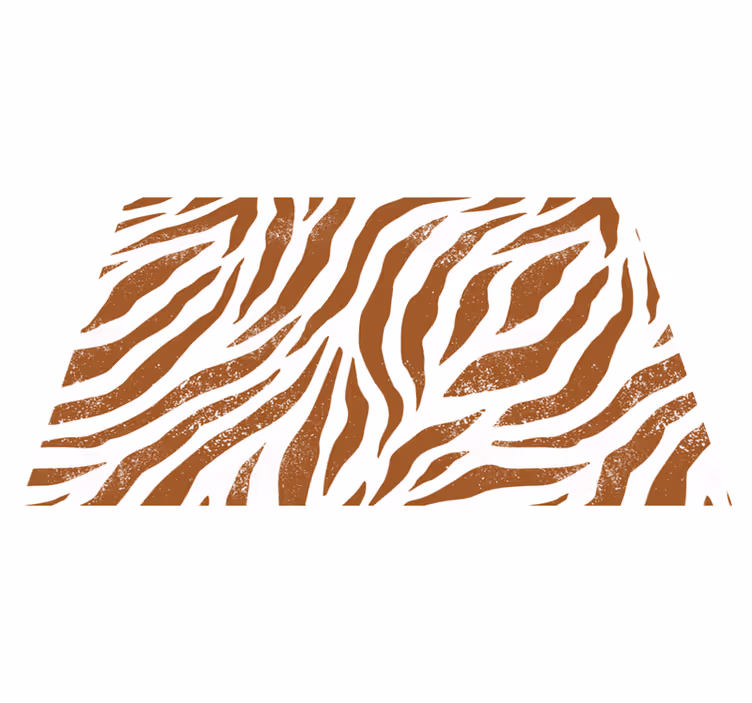 Individuais de mesa de texturas com padrão zebra - TenStickers