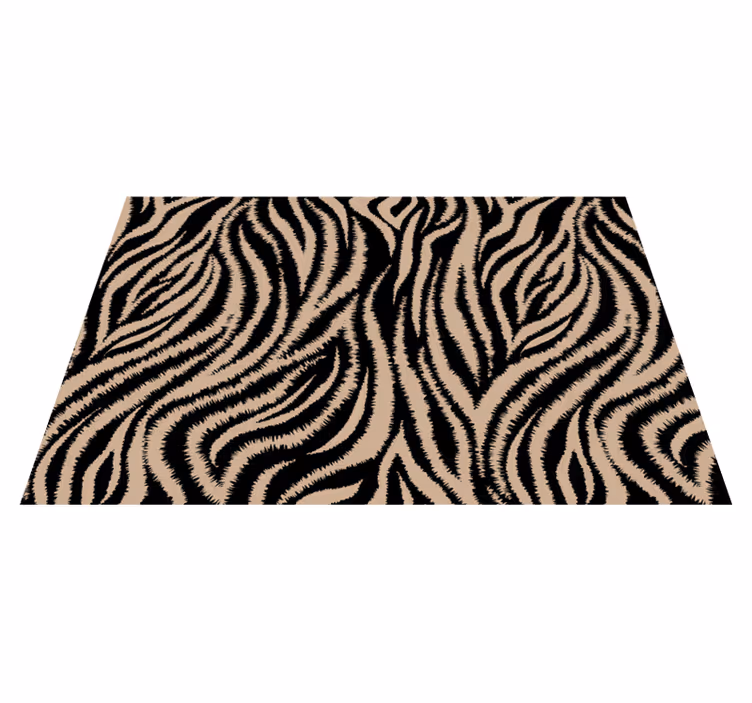 Individuais de mesa de texturas superfície zebra - TenStickers