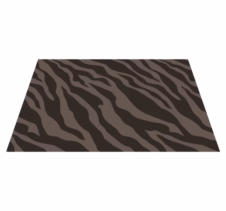 Individuais de mesa de texturas superfície listrada zebra - TenStickers