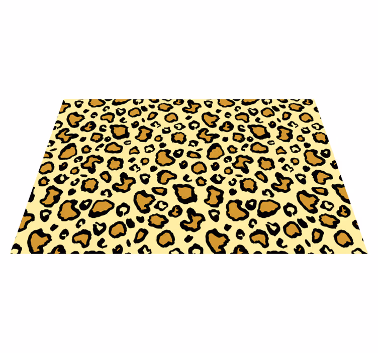 Individuais de mesa originais estampa de pele de leopardo - TenStickers