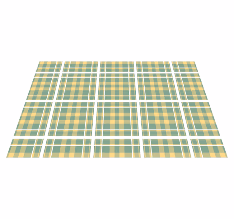 Individuais de mesa de texturas padrão xadrez - TenStickers