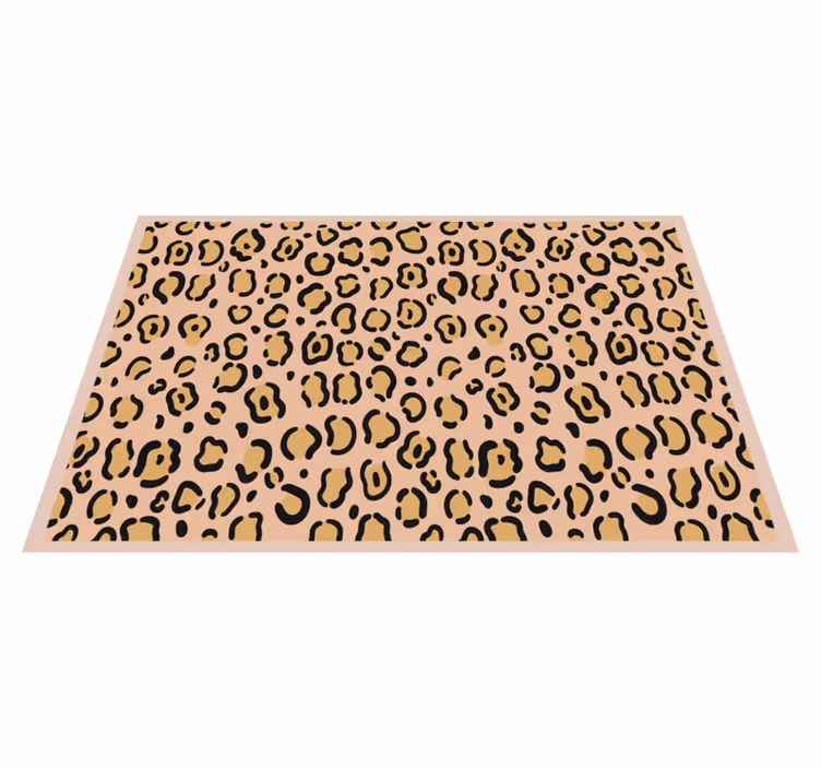 Individuais de mesa de texturas estampa de pele de leopardo - TenStickers