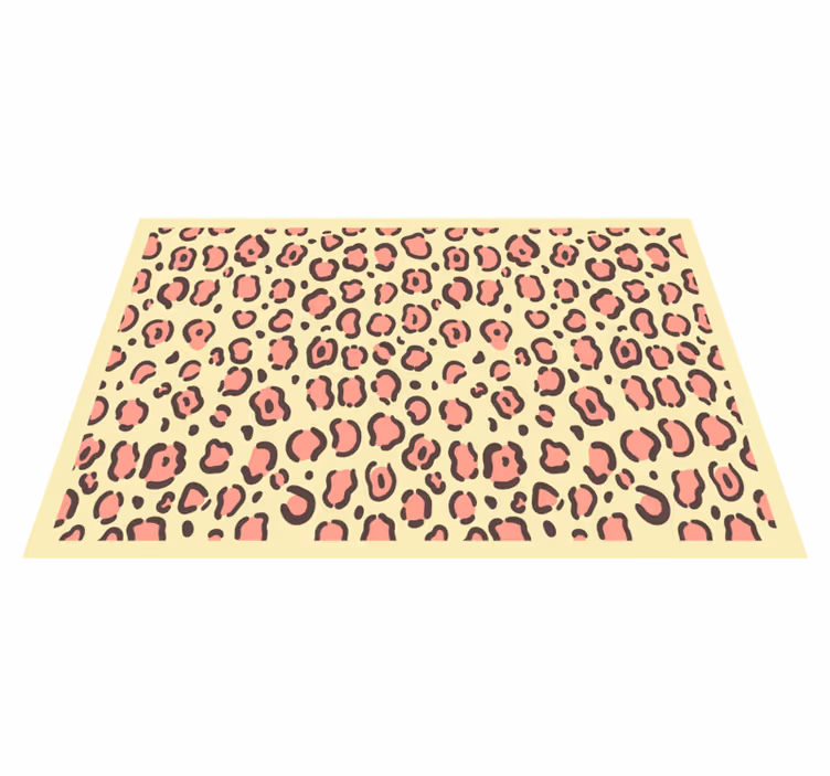 Individuais de mesa de texturas estilo leopardo - TenStickers