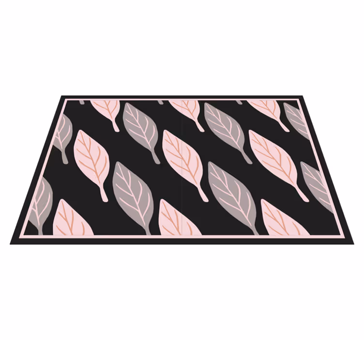Individuais de mesa de texturas com estética de folhas - TenStickers