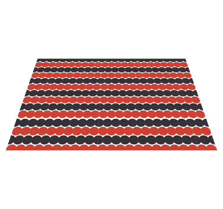 Individuais de mesa modernos com padrão circular em camadas - TenStickers