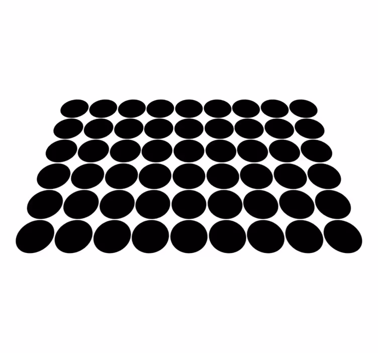 Individuais de mesa de texturas padrão circular abstrato - TenStickers