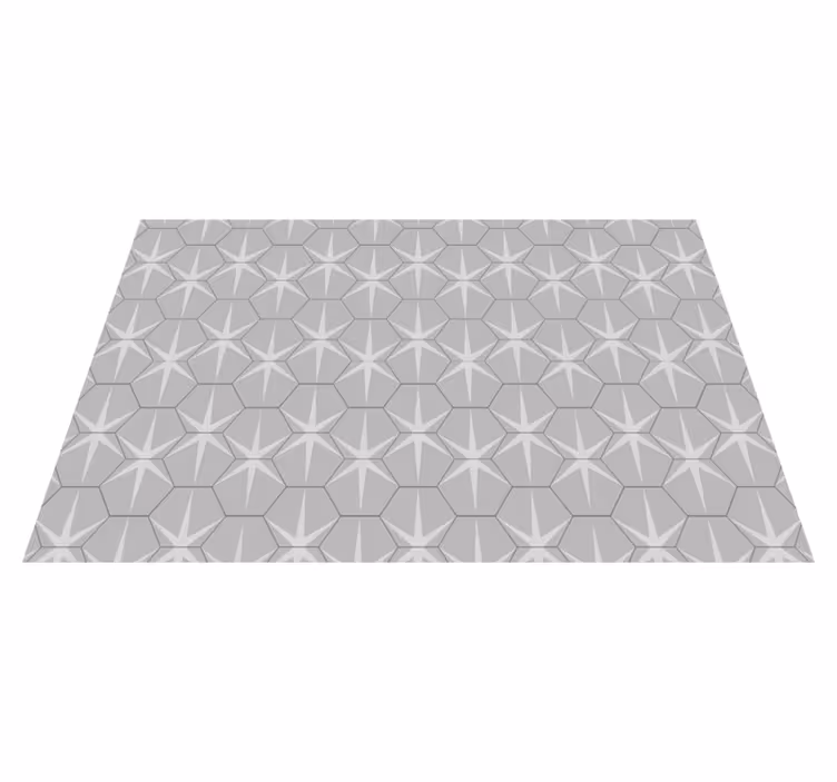 Individuais de mesa de texturas padrão estrela hexagonal - TenStickers