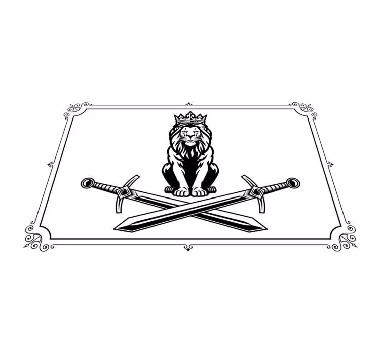 Individuais de mesa originais emblema do rei leão - TenStickers