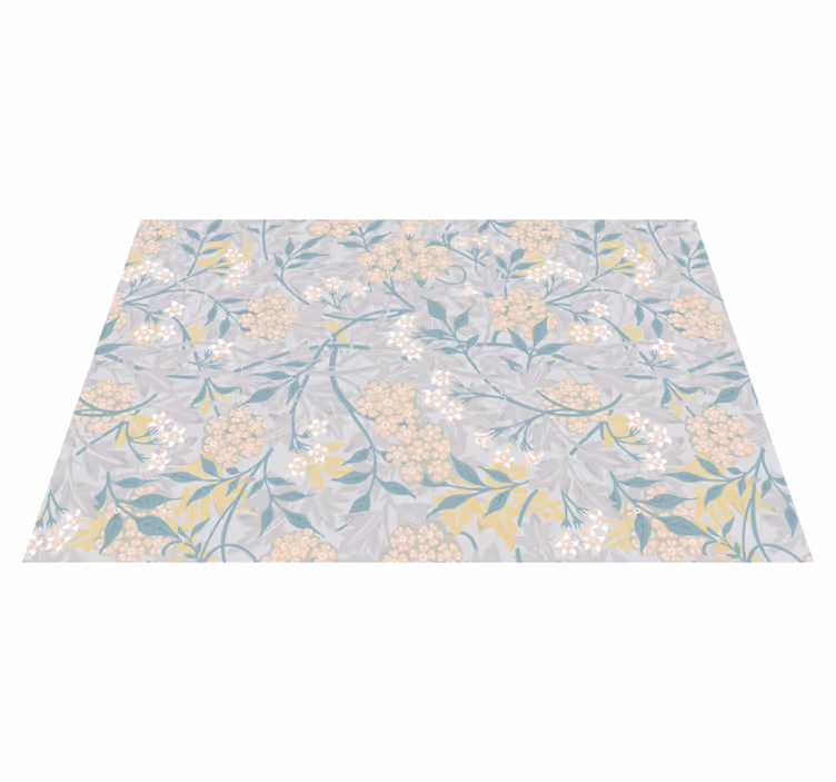 Individuais de mesa de texturas inspiradas em flores - TenStickers