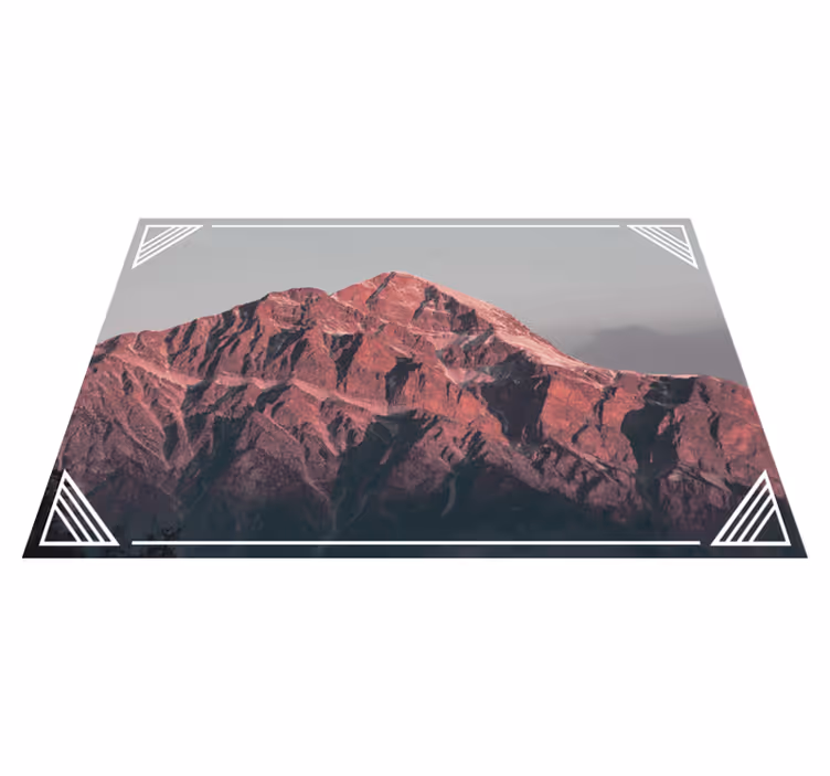 Individuais de mesa modernos paisagem de montanha sereno - TenStickers