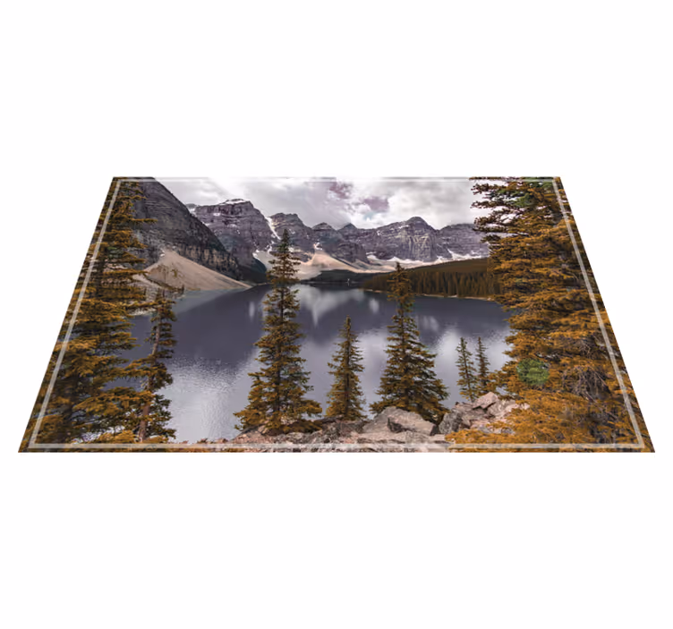 Individuais de mesa modernos vista cênica das montanhas - TenStickers